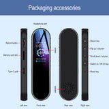 Voice Recorder Stereo Sound Pickup Dynamic Noise Reduction One-key Recording 8-64G Dictaphone Pen Music MP3 Player Recorder