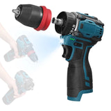 18V 2in1 Lithium Drill Electric Screwdriver Multi-function Power Tool 45Nm Torque Brushless MotorPractical Screw Driver for Home