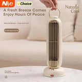 New Mini USB Rechargeable Tower Table Fan - 3600mAh Battery, Portable For Home, Study, Camping