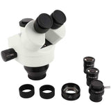 7X-45X Trinocular Microscope Lens Eyepiece Set Stereo Microscope Eyepiece Objective Lens Microscope Accessory