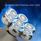 Resuxi WK-5810 7D Multi-function Shaver Men's Electric Razor Bald Hair nism Trimmer for Men