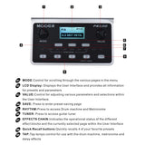 MOOER PE100 Portable Multi-effects Processor Guitar Effect Pedal 39 Effects 40 Drum Patterns 10 Metronomes Tap Tempo
