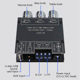 Bluetooth-Compatible 5.1 High Power 2X30W 2 Channel Bass Sound AMP Stereo Audio Amplifier Board