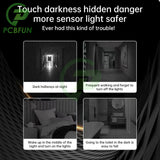 AC110V-240V human body sensing embedded or lamp 86 type five hole socket with light, hallway, bedside small night light