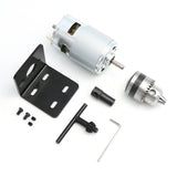 12V-24V Motor Bench Drill Chuck and Mounting Bracket Lathe Press Motor Tool Set