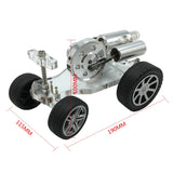 Kids Early Education DIY Stirling Engine Toy Car For Children Craft Ornament Mini Engine Physical Experiment