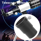 1.25 inch Extension Tube for Astronomy Telescope Monocular Eyepiece with Brass Compression Ring