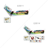 Dancing Wings Hobby E0511 Rainbow Flying V2 RC Airplane 800mm Wingspan Delta Wing Tail-pusher Aircraft KIT