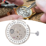 8200 Single Calendar High-Precision Automatic Mechanical Watch Movement with Handle Sier