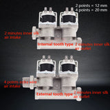 Gas Oven Universal Self-Priming DC24V Solenoid Inner Outer Tooth Type Double Vae