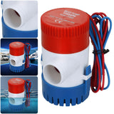 1100GPH Low Noise Submersible Water Marine Electric Bilge Pump for Seaplane Motor Houseboat