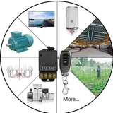 Wireless Remote Control Switch&Receiver Kit No Wiring 220V Wide Voltage Single Circuit 433MHZ Long-Distance RemoteControl Switch