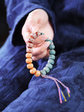 Natural Weathered Bodhi Seed  Root Bracelet