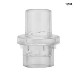 10pcs Disposable One-Way CPR Resuscitator Practice Mouthpieces Part Face Shield Vae First Aid Medical