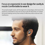 KZ D-Fi In Ear Headphone 4-Level Tuning Switch HiFi Bass Metal Earphones Noise Reduction with Mic Wired Dynamic Headset Monitor