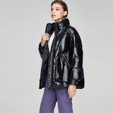 Ladies Waterproof Laser Disposable Shiny Coat