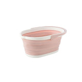 1 Pcs Pink Outdoor Cleaning Plastic Bucket Clothing Storage Bucket Debris Sorting Accessories