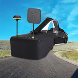 EV800D 5.8G 40CH 5 Inch 800X480 Video Headset - HD DVR Diversity FPV Goggles with Battery for RC Model