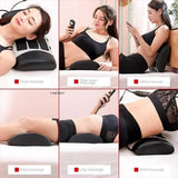 Curvature massager, pulse meter, lumbar and cervical spine pain, nerve compression, waist protection
