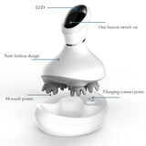 Electric Head Anti Stress Whole Body Massage Instrument Intelligent LCD Waterproof Rechargeable Vibrating Massager