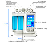 New 7 in 1 Hydrogen Oxygen Small Bubble Facial Beauty Machine H2O2 Hydro Dermabrasion Rejuvenation Tightening Skin Care Face Spa