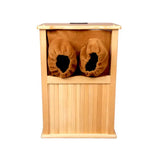 Far Infrared Biospectrum Energy Bucket Foot Bath Dry Sauna with Hemlock Wood Black Tourmaline Electric Stone