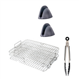 for Ninja Foodi Grill XL Fryer, Multi-Layer Dehydrator Toast Rack Air Fryer Accessories