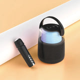 Y1 Portable Bluetooth Speaker Wireless Microphone Karaoke Sound TF Card Music Player Gift Singing KTV Audio Outdoor New Children