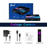 TV98 Android 12.1 TV Allwinner H313 Quad Core 2GB 16GB 2.4G 5.8G Dual WIFI UHD AV1 4K Youtube Media Player Set Top Box
