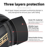 ESLNF Magnetic Windshield Detachable Cycg Breathable Heat-Dissipating Impact-Resistant Safety MTB Bike Helmet