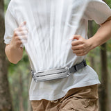 Portable Personal 5000mAh Wearable Body Belt Adjustable Electric Powerful Fan for Outdoor Hiking Tent