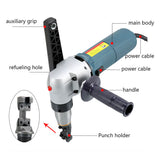 YT-200E electric punching shear stainless steel sheet metal curve cutting hine