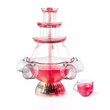 3-Tier Champagne Party Fountain Red Wine Dispenser Juice Drink Beer Waterfall hine 110V/ 220V