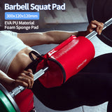 Barbell Squat with Strap/Zipper Neck Shoulder Protective Foam Sponge Pad for Squats/Lunges/Hip Thrusts/Weight Lifting