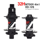 Mtb Arc Bicycle 32 Holes Cassette Bike Cubes Rear Hub 135x10 for Bmx Cube HG MS XD Freehub 1112 Speed