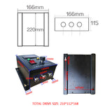 220V power high speed DC controller small silent brushless motor