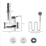 Electric Hot Faucet Kitchen Instant Heating Tap Water Heater with LED