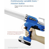 12V/21V Lithium Battery Electric Soft Hard Glue Glass Floor Doors And Windows House Leak Caulking Gun Chargeable