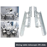 Small Apartment Folding Hardware Lifting Guide Rail Retractable Square And Round Two Dining Table Accessories