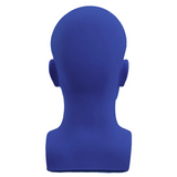 Male Mannequin Professional Manikin Head for Wigs Hats Headphone Display Stand (Matte Blue)