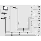 2 Pcs IEEE802.3Af Poe Extender For IP Camera Transmission Distance 120 Meters, A & B