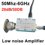 50M-6GHz RF Low Noise Amplifier 20dB 30dB LNA Type-C USB POWER Receiver System Signal Amplification FM Radio VHF UHF S L C Band
