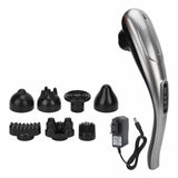 Handheld Body Massager 10 Strength Gears 8 Heads High Frequency Vibration Deep Tissue Massage Machine 100‑240V g