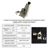 Abbe 2W Monochromatic Digital Brix Refractometer Laboratory Optical Equipment 1pc
