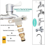 3-in-1 Convertible Suitable For 16-23mm Ordinary Washing hine Bathroom Faucet Connector Tool