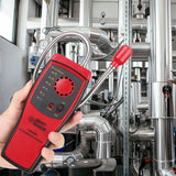 Flammable Gas Analyzer Combustible Gas Detector With Sound and Light Alarm Flexible Probe Leak Location Determine Meter AS8800L