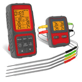 Smart Meat Digital Wireless Dual Probes Instant Read Magnetic Food Thermometer APP Control with Timing Alarm