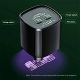 UV395 Timing Setting LED UV Lamp Mobile Phone Repair Intelligent High Power Optical/Resin Adhesive Fast Curing