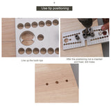 Adjustable Drilg Guide Puncher Locator 3 In 1 Woodworking Doweg Jig Kit Positioning Hole Opener Carpentry Accessory