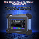 Hantek TO1154D Oscilloscope Multimeter 4-Channel 150MHz Bandwidth 1GSa/S Sampg Rate 25MHz Signal Source 7inch TFT LCD Dispaly